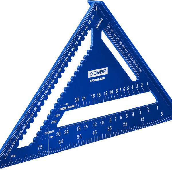 Универсальный кровельный угольник ЗУБР, 300 мм, 5-в-1, Кровельщик 34391-30