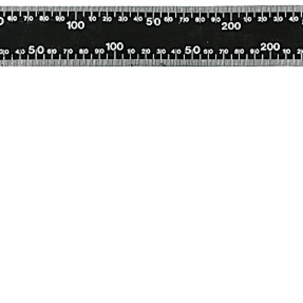 Угольник 200 х 300 столярный цельно-металлический, крашеная шкала.19618