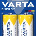 Элемент питания LR20/373  Varta 4120.229/213.412 ENERGY