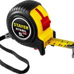 РулеткаSTAYER STABIL 3м / 16мм профессиональная  в ударостойком обрезиненном корпусе 34131-03