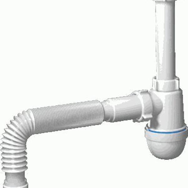 Сифон 1.1/4"*40 с гофрой на 40 мм АНИ пласт C1005 32149